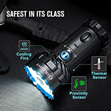 Olight Marauder 2 14,000 Lumens High Intensity LED Large Torch - BLACK-Tactical Source LLC