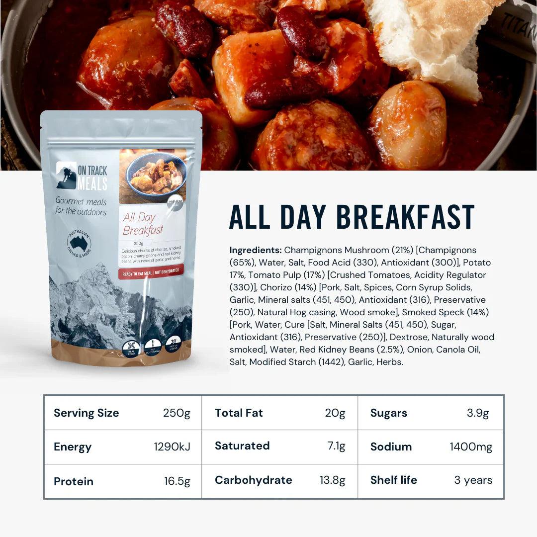 On Track Meals All Day Breakfast (Premium Range)-Tactical Source LLC