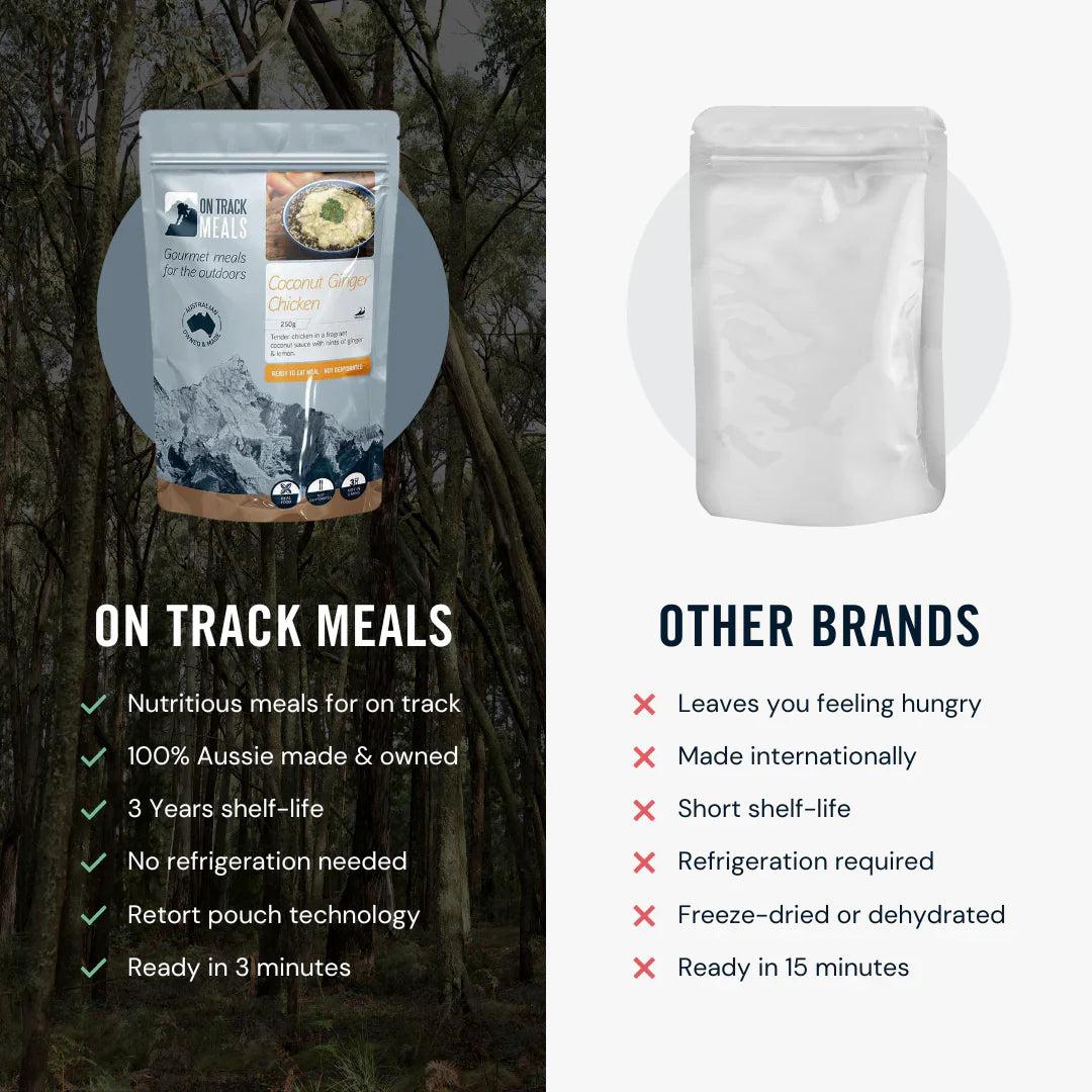 On Track Meals Coconut Ginger Chicken-Tactical Source LLC