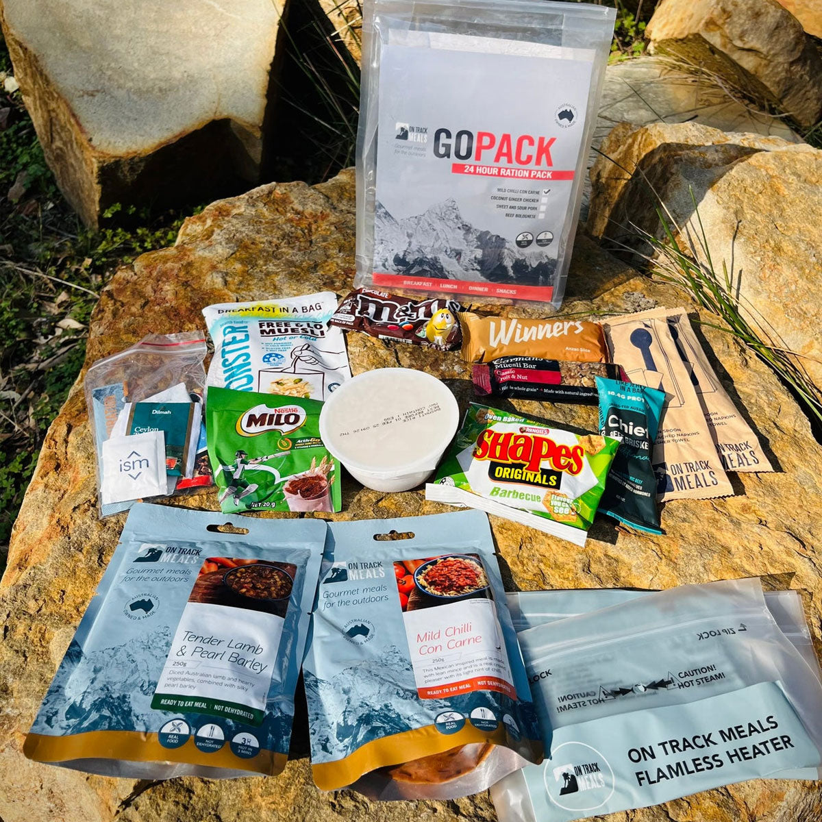 On Track Meals Go Pack 24 Hour Ration Pack-Tactical Source LLC