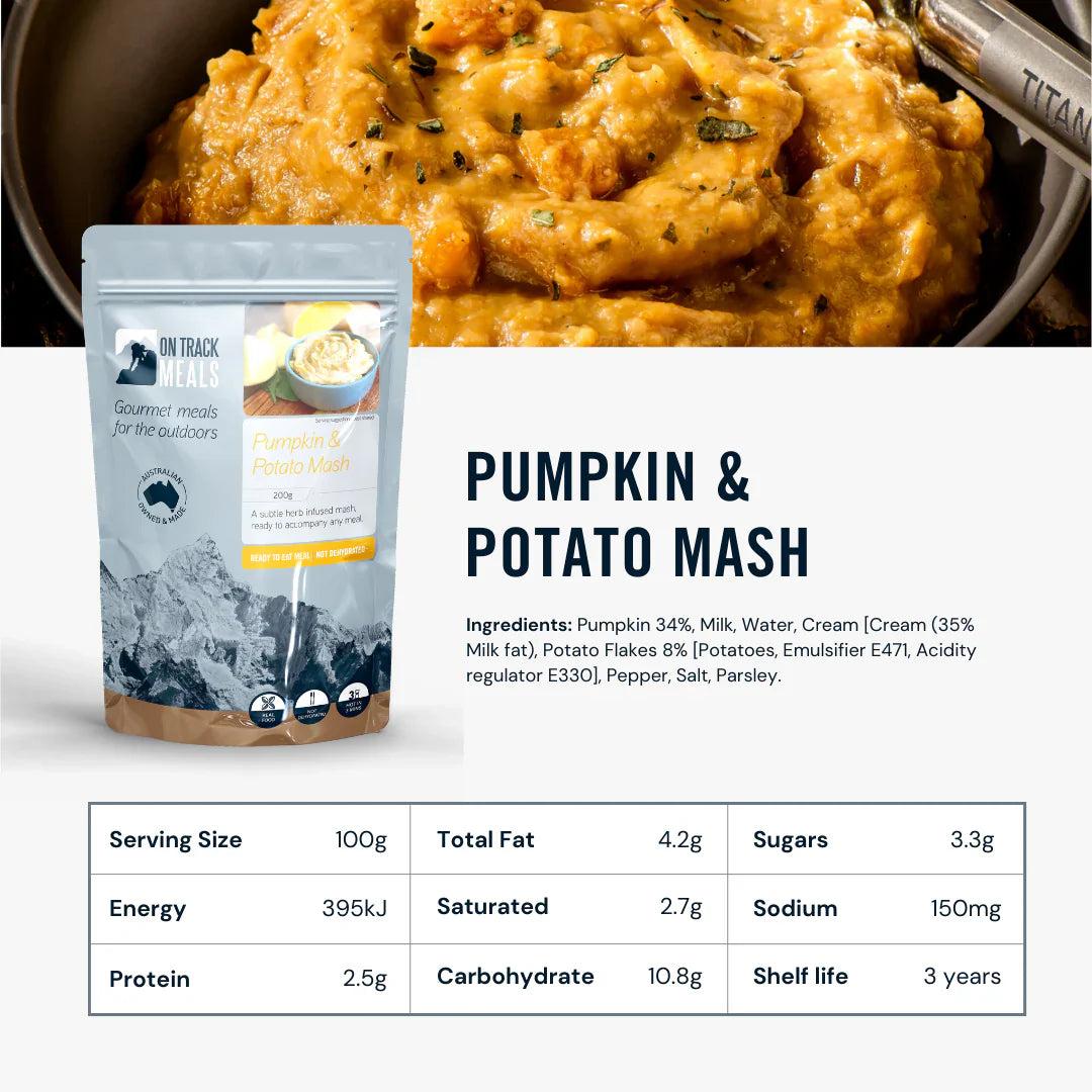 On Track Meals Pumpkin & Potato Mash-Tactical Source LLC