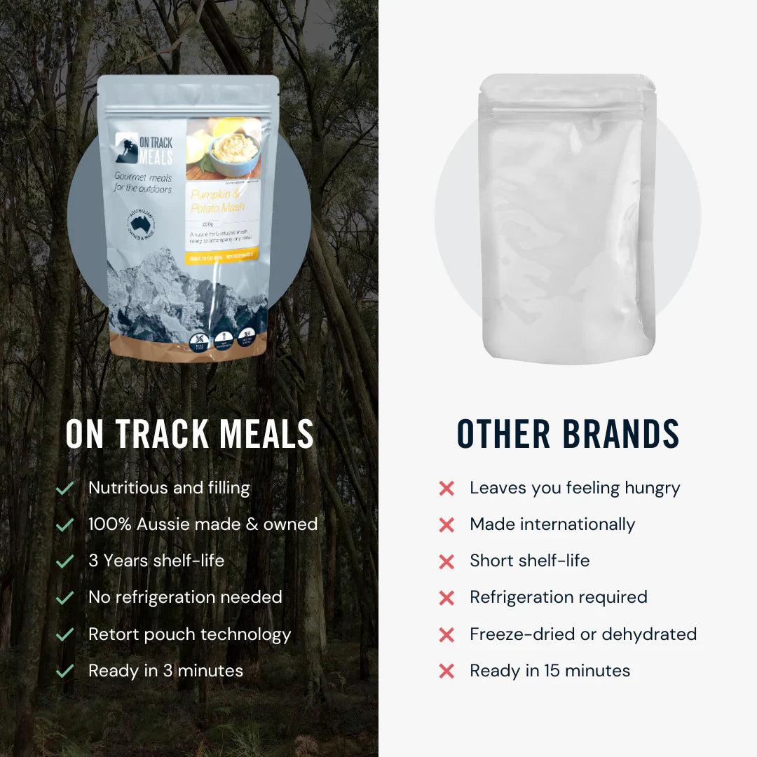 On Track Meals Pumpkin & Potato Mash-Tactical Source LLC