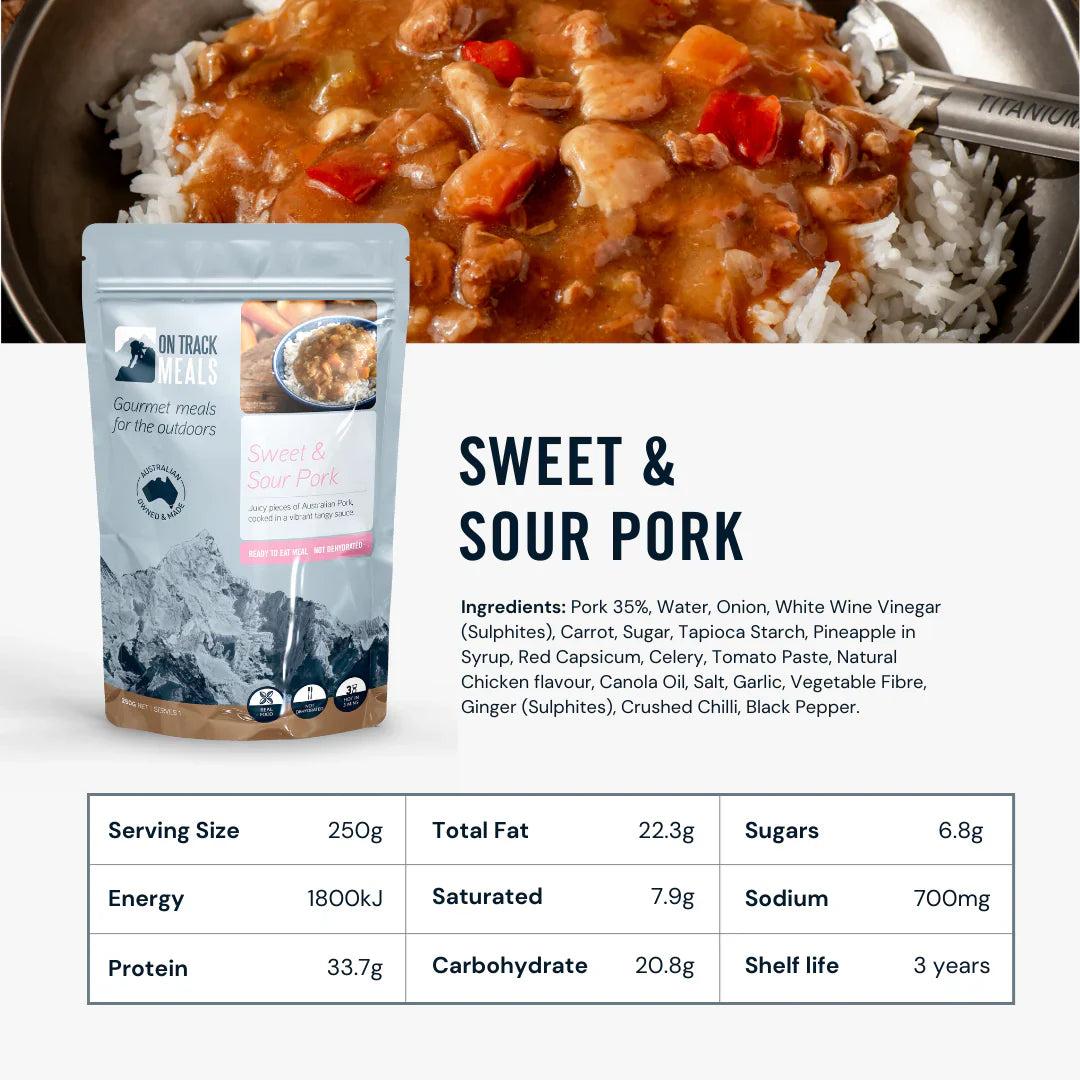 On Track Meals Sweet & Sour Pork-Tactical Source LLC