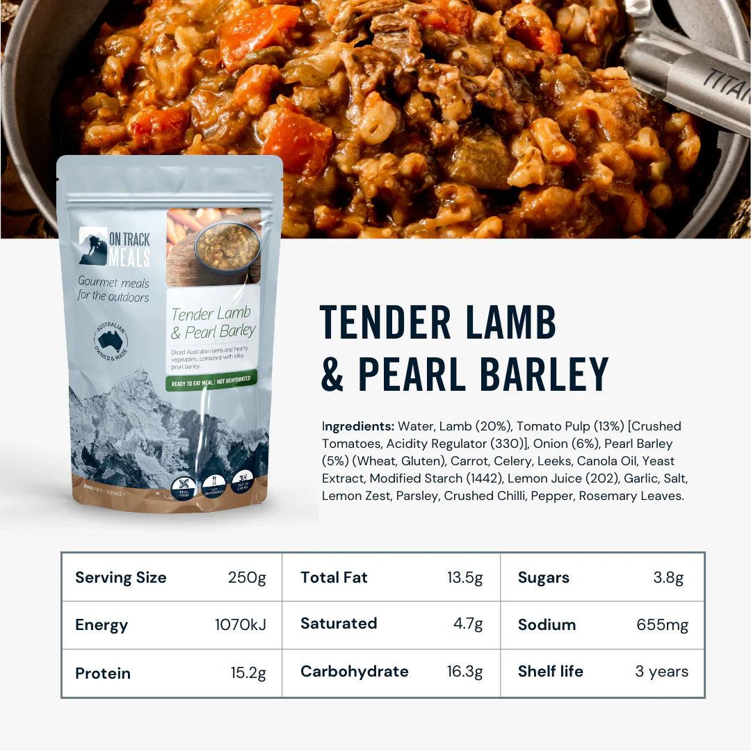 On Track Meals Tender Lamb & Pearl Barley-Tactical Source LLC