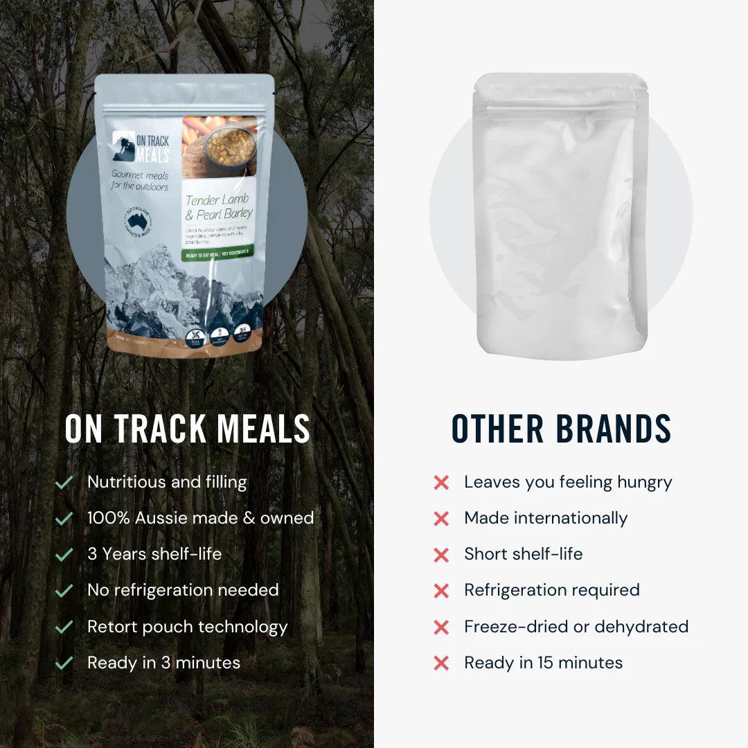 On Track Meals Tender Lamb & Pearl Barley-Tactical Source LLC
