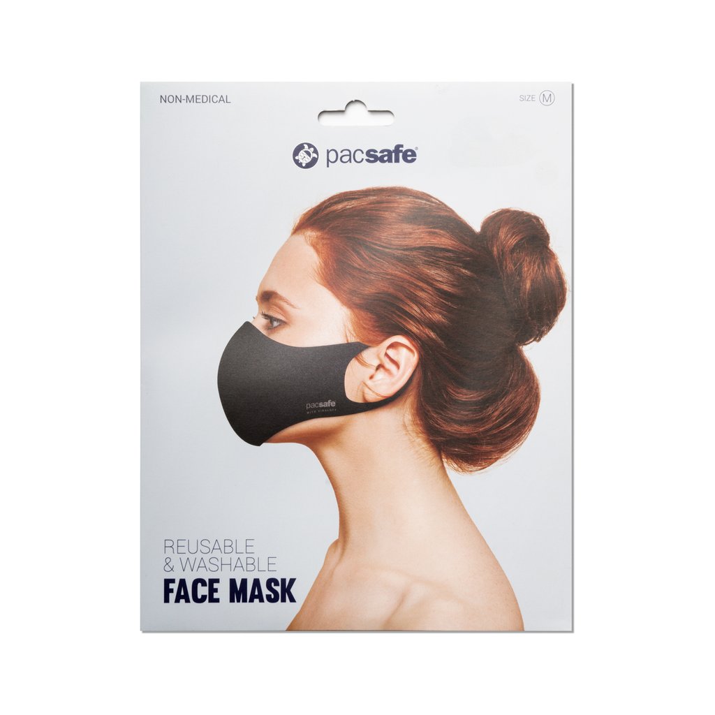 Pacsafe ViralOff Protective Face Mask with Polygiene-Tactical Source LLC