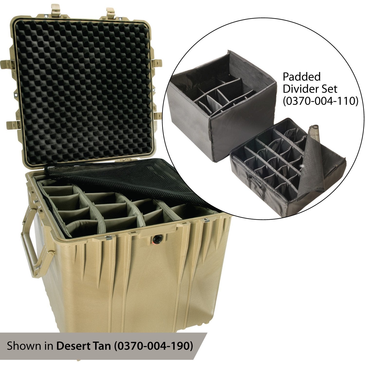 Pelican 0370 Protector Cube Case Black-Tactical Source LLC