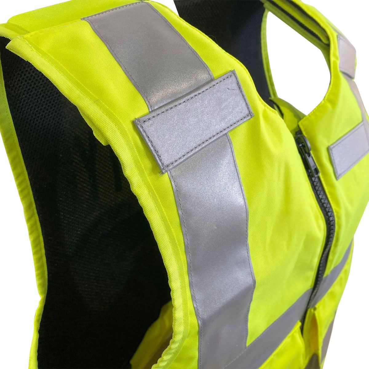 PPSS Overt Stab Resistant Vest Hi Viz Yellow VTS Custom Design Vest-Tactical Source LLC
