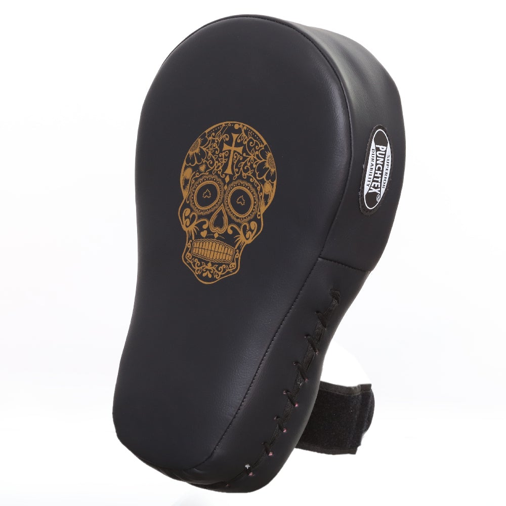 Punch Equipment COLLECTORS ITEM Gold Skull Urban Thai Kick Pads-Tactical Source LLC