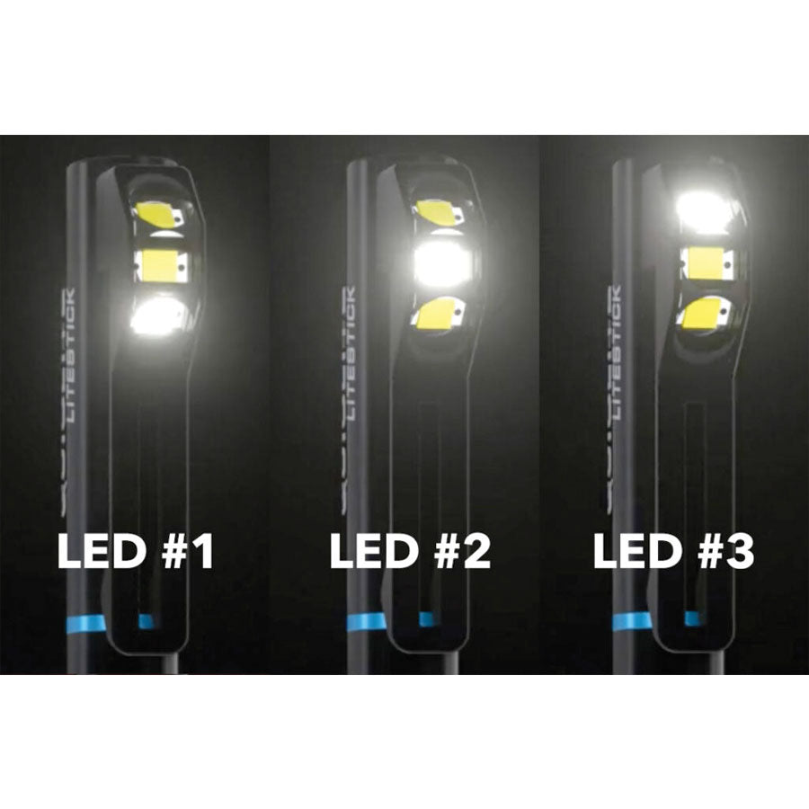 Quiqlite LiteStick WhiteLite LED Hands Free Clip-On Light-Tactical Source LLC