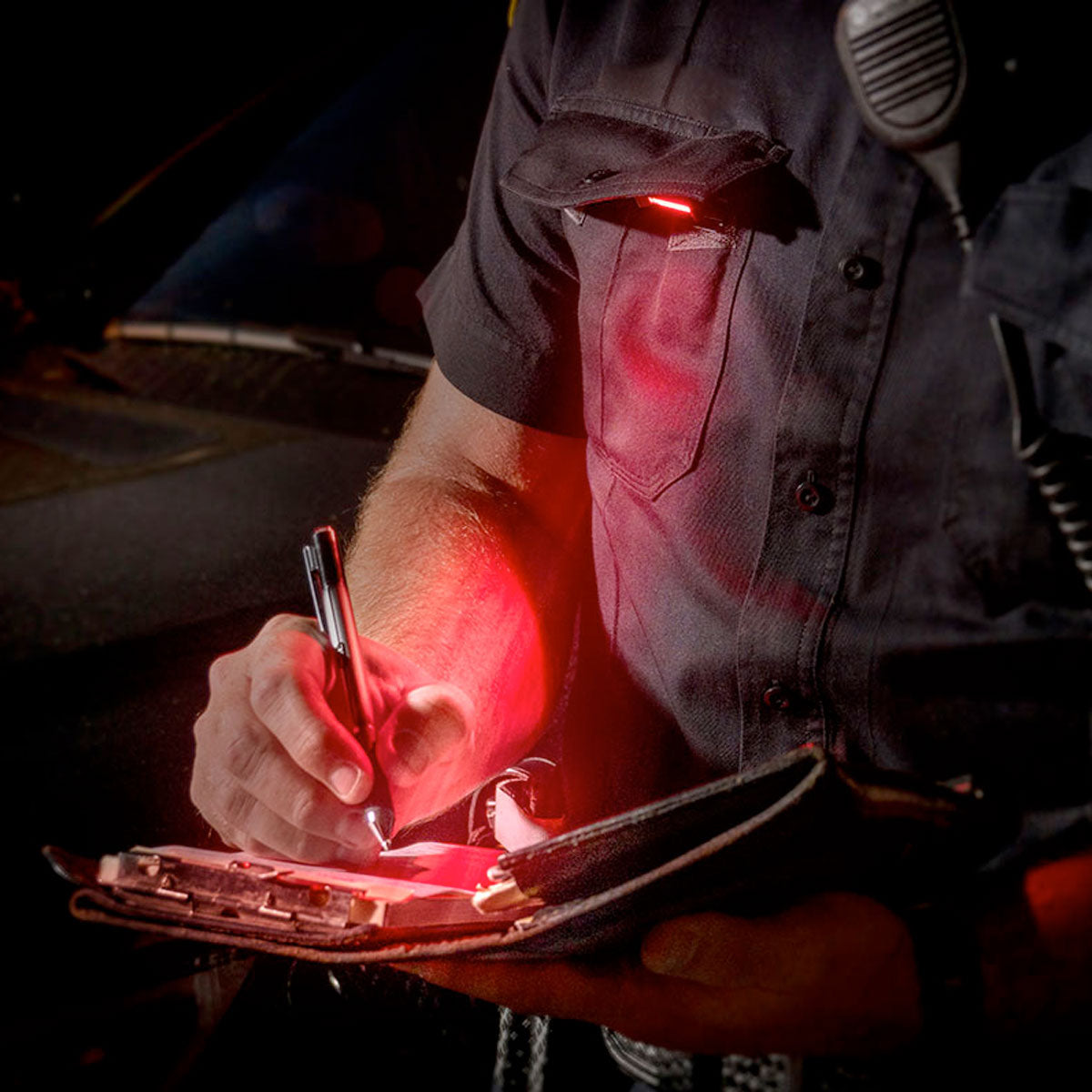 QuiqLite X2 Tactical Handsfree Rechargeable Red/White LED Lighting-Tactical Source LLC