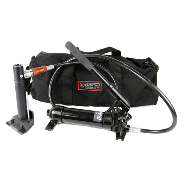 Rapid Assault Tools Hydraulic Door Pusher with Dual Stage Pump and Hose-Tactical Source LLC