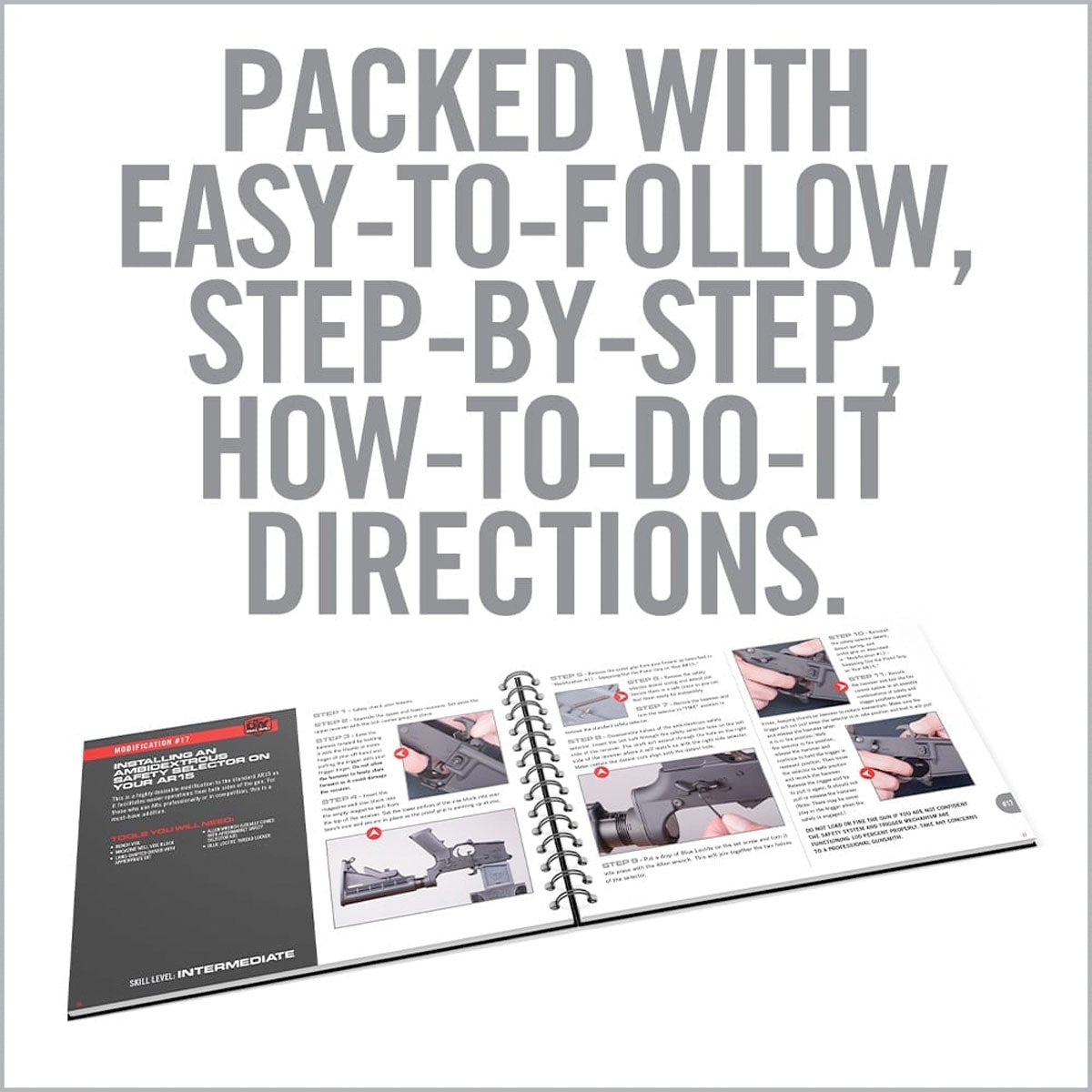 Real Avid TOP AR15 MODS INSTRUCTIONAL BOOK-Tactical Source LLC