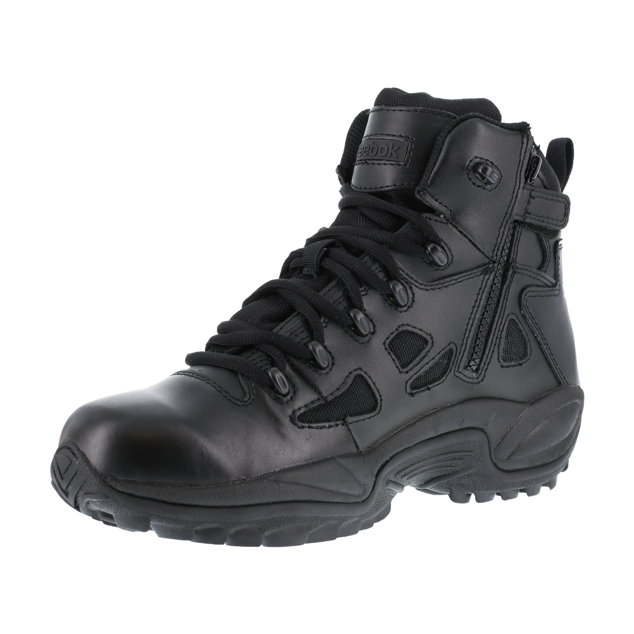 Reebok Tactical Men's 6 Inch Rapid Response RB Side Zip Boots Black RB8678-Tactical Source LLC