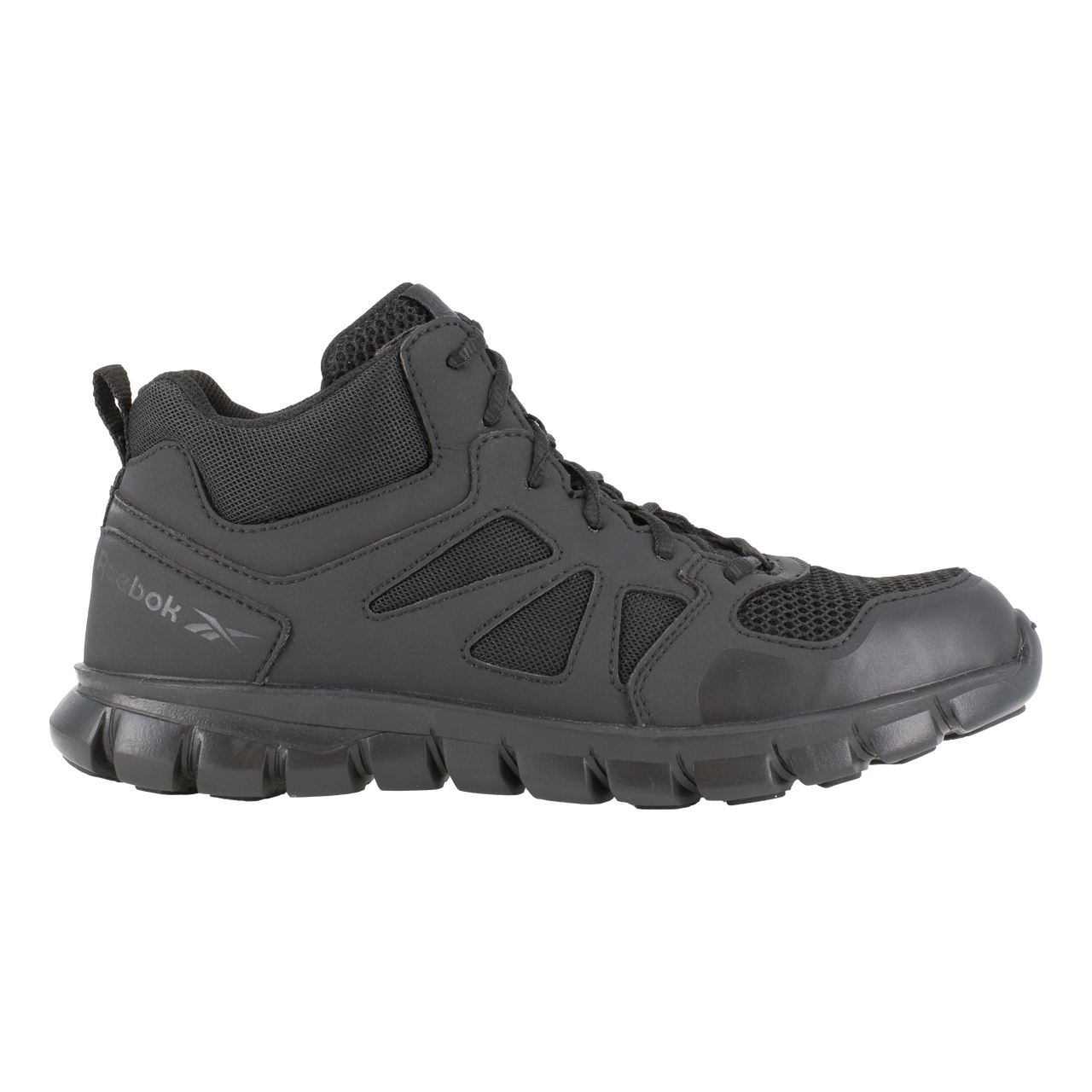 Reebok Tactical Men's Sublite Cushion Tactical Mid Cut Boot Black RB8405-Tactical Source LLC