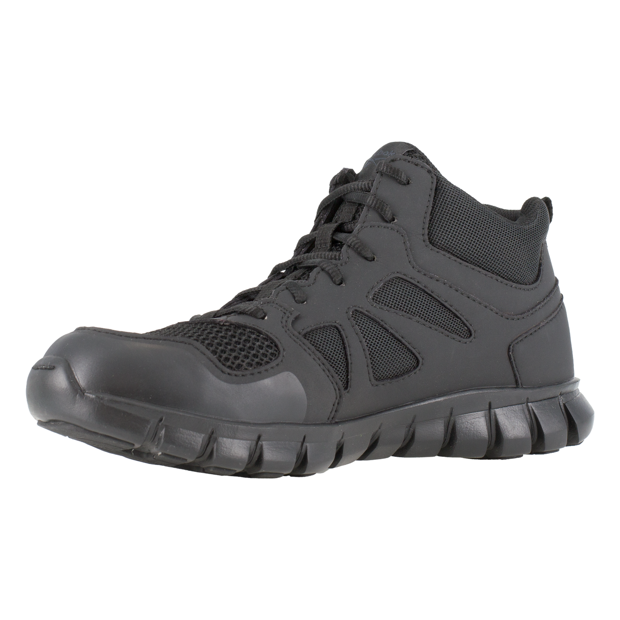 Reebok Tactical Men's Sublite Cushion Tactical Mid Cut Boot Black RB8405-Tactical Source LLC