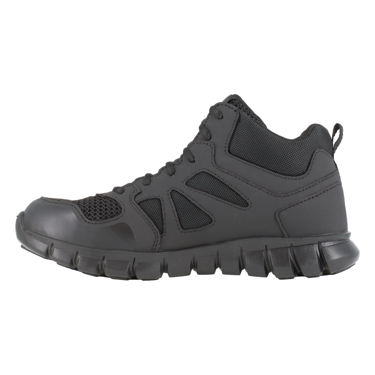 Reebok Tactical Men's Sublite Cushion Tactical Mid Cut Boot Black RB8405-Tactical Source LLC