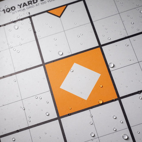 Rite in the Rain All-Weather 8.5 X 11 Close Range Target 25 Sheet White / Orange-Tactical Source LLC