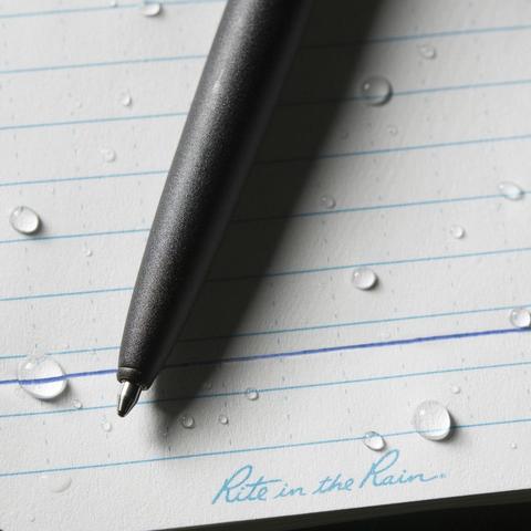 Rite in the Rain All Weather Clicker Metal Pen No. 97 Matte Black-Tactical Source LLC