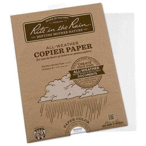 Rite in the Rain All Weather Copier Paper A4 White-Tactical Source LLC