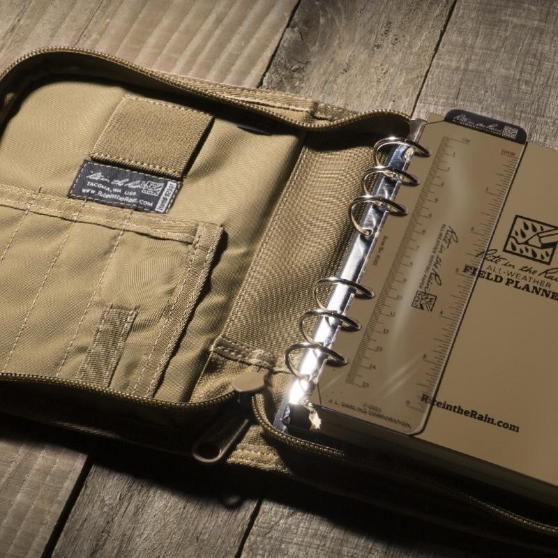 Rite in the Rain Standard Field Planner Starter Kit 8.5 x 7.25 Tan Cordura Cover-Tactical Source LLC
