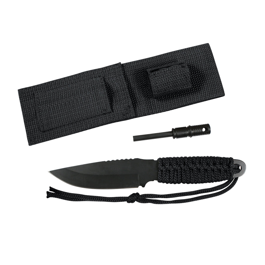 Rothco MilSpec Paracord Knife With Fire Starter-Tactical Source LLC