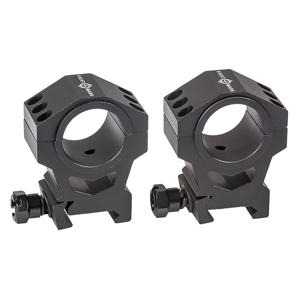 Sightmark Tactical Mounting Rings - High Height Picatinny Rings (fits 30mm & 1inch)-Tactical Source LLC