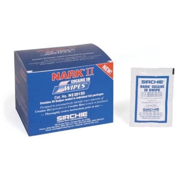 Sirchie Cocaine ID Swipes, Box of 50-Tactical Source LLC