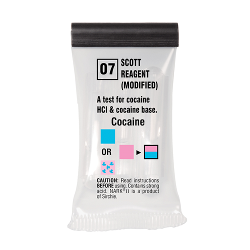 Sirchie NARKII Test 07-Scott Reagent (Modified)/ Box of 10-Tactical Source LLC