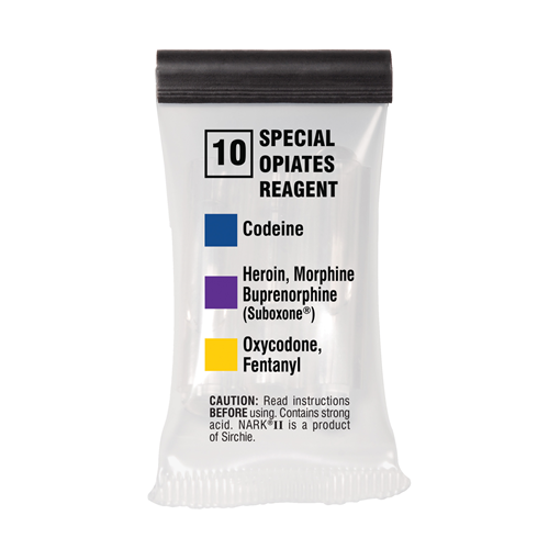Sirchie NARKII Test 10-Special Opiates Reagent (Mecke)/ Box of 10-Tactical Source LLC