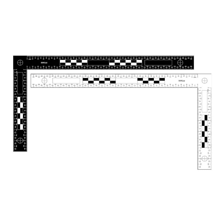 Sirchie Reversible Scale 300mm x 150mm-Tactical Source LLC