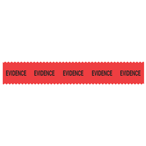 Sirchie SIRCHMARK Evidence Integrity Tape Red w/ Black Evidence 54'-Tactical Source LLC
