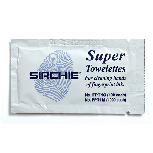 Sirchie Super Towelettes 100/box-Tactical Source LLC