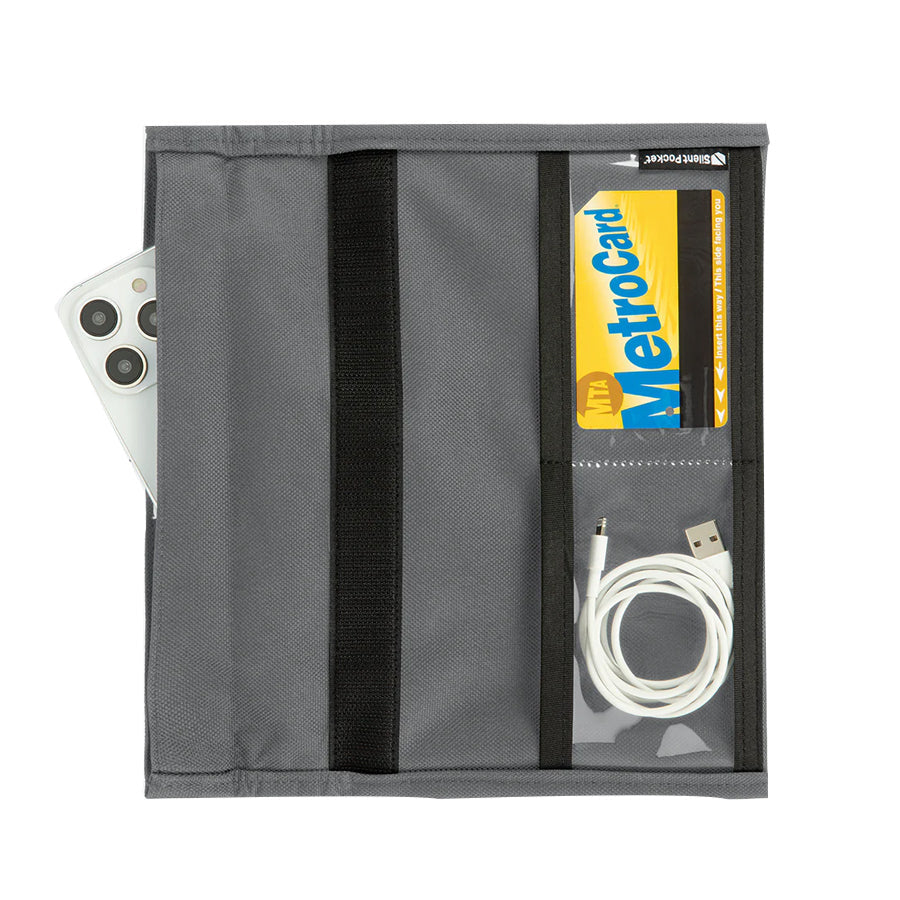 SLNT Utility Faraday Bags for Tablets and Multiple Devices Charcoal Grey-Tactical Source LLC