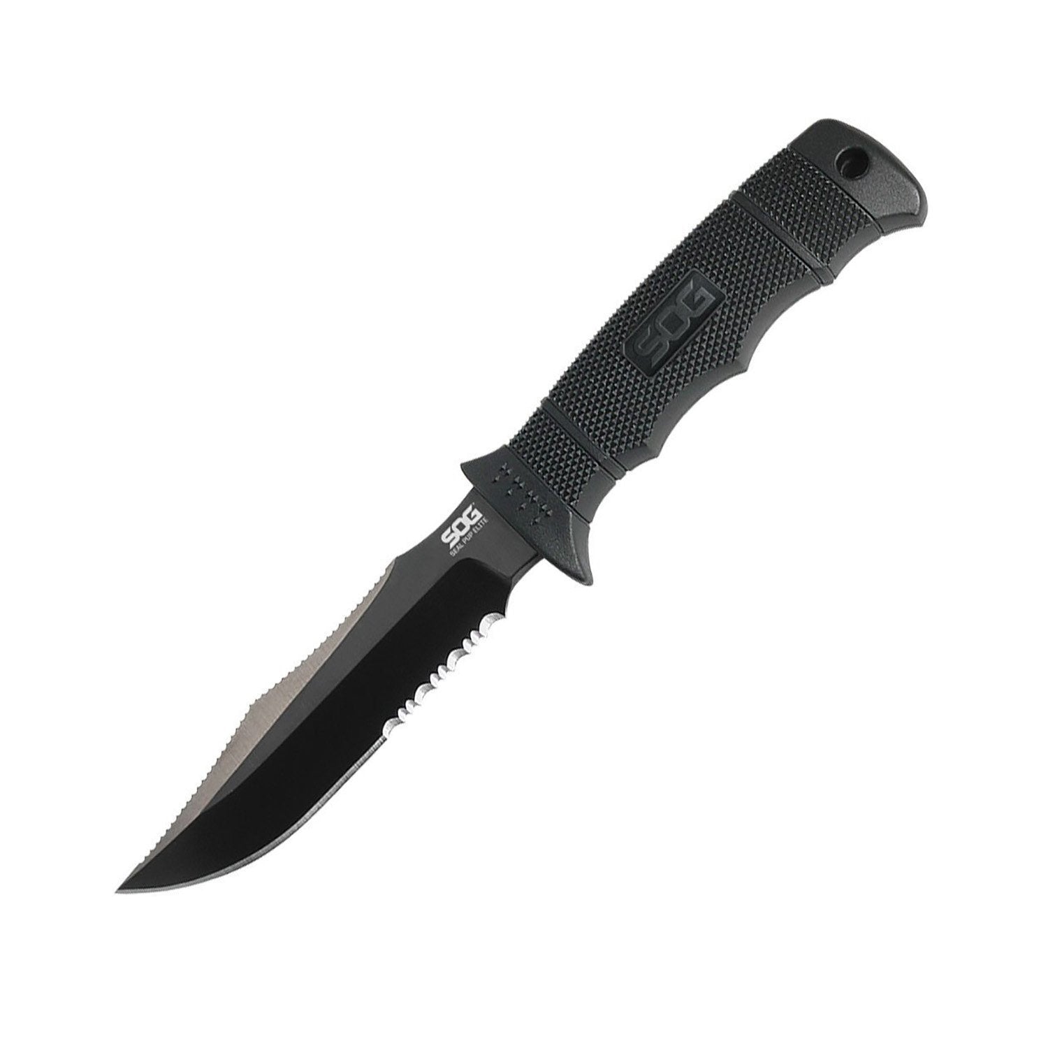 SOG Seal Pup Elite Black Tini E37T-K includes Sheath-Tactical Source LLC