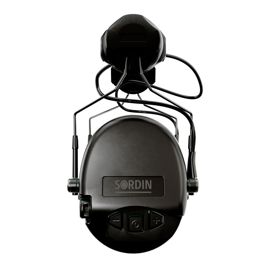Sordin Supreme MIL AUX Arc Helmet Black-Tactical Source LLC