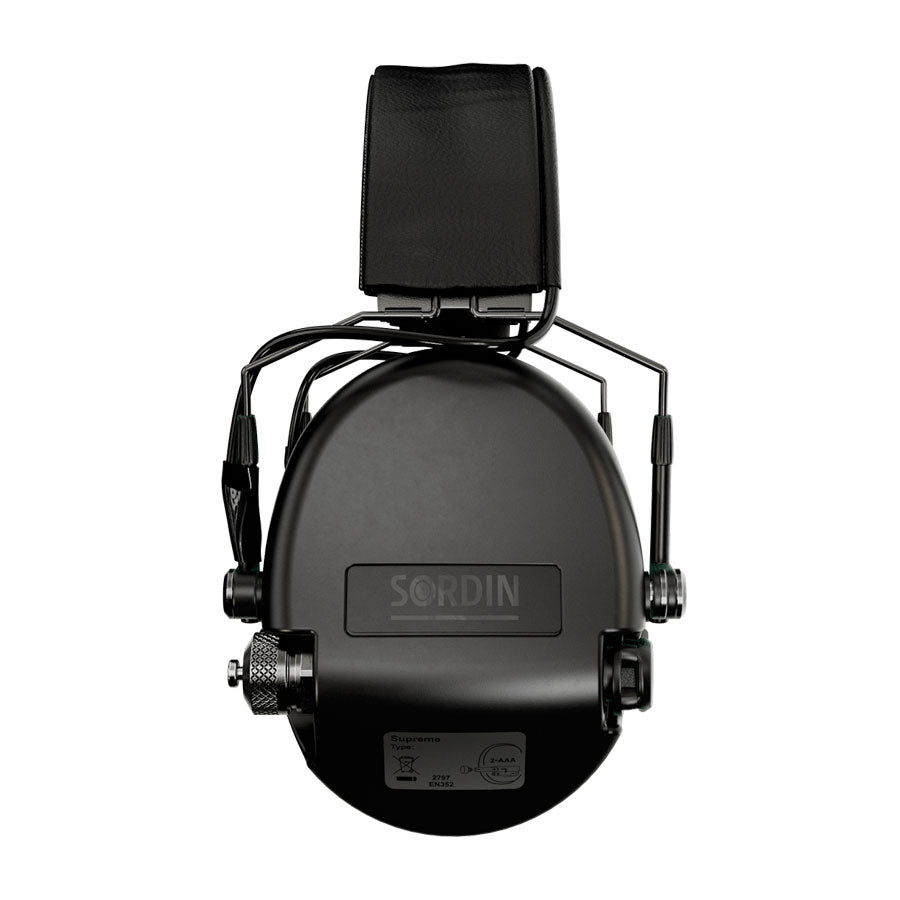 Sordin Supreme MIL AUX SFA Slim Electronic Hearing Protecton Headband-Tactical Source LLC