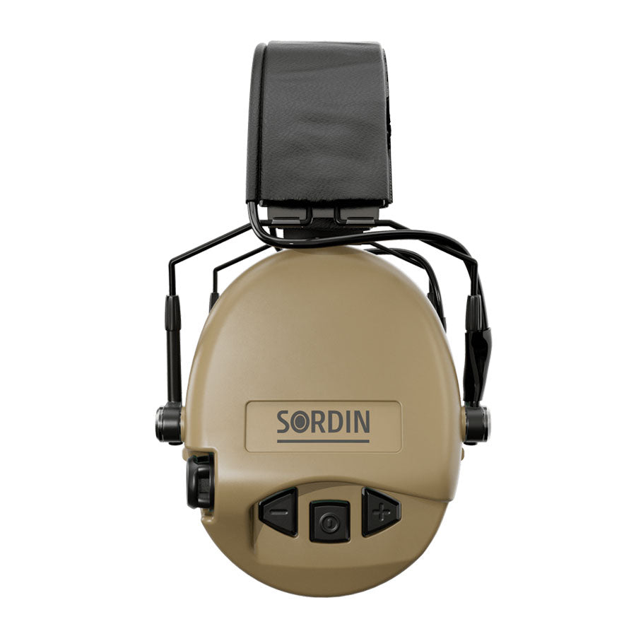 Sordin Supreme MIL AUX SFA Slim Electronic Hearing Protecton Headband-Tactical Source LLC