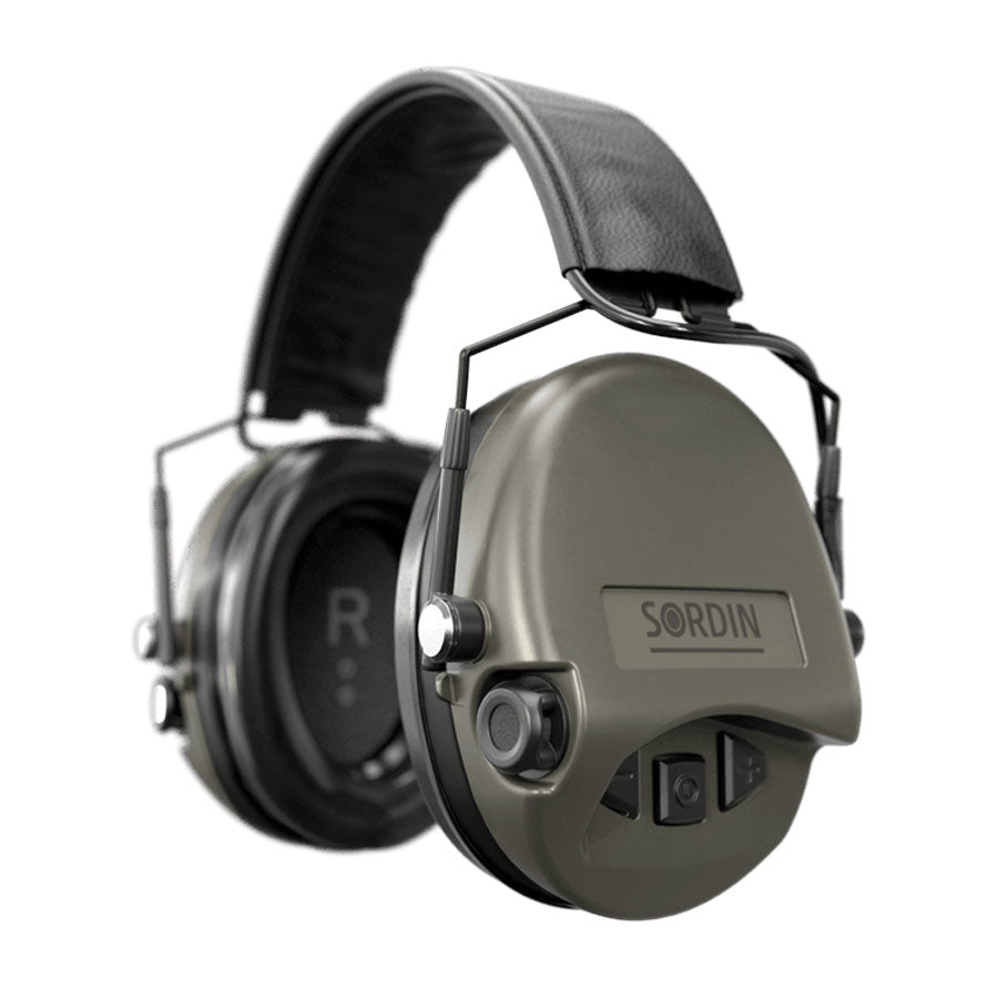 Sordin Supreme MIL AUX SFA Slim Electronic Hearing Protecton Headband-Tactical Source LLC