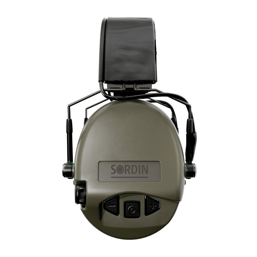Sordin Supreme MIL AUX SFA Slim Electronic Hearing Protecton Headband-Tactical Source LLC