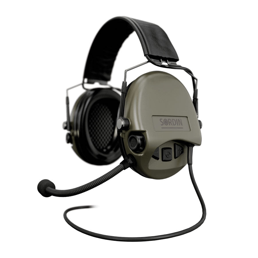 Sordin Supreme MIL CC Slim Electronic Hearing Protection Headband-Tactical Source LLC