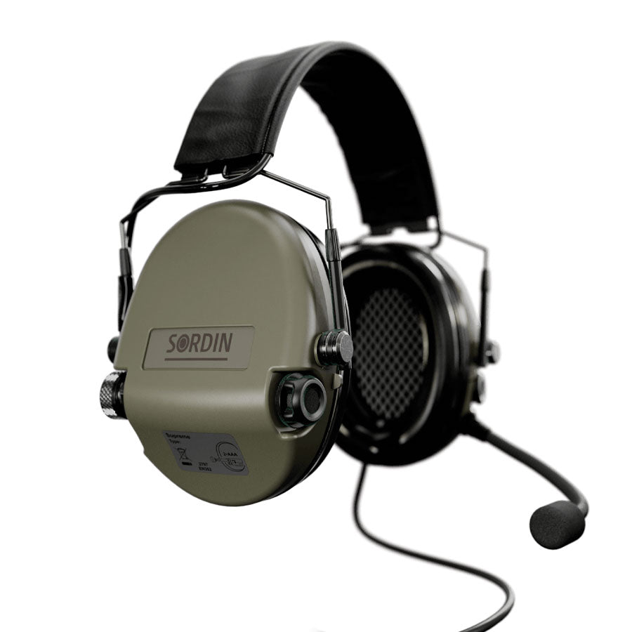 Sordin Supreme MIL CC Slim Electronic Hearing Protection Headband-Tactical Source LLC
