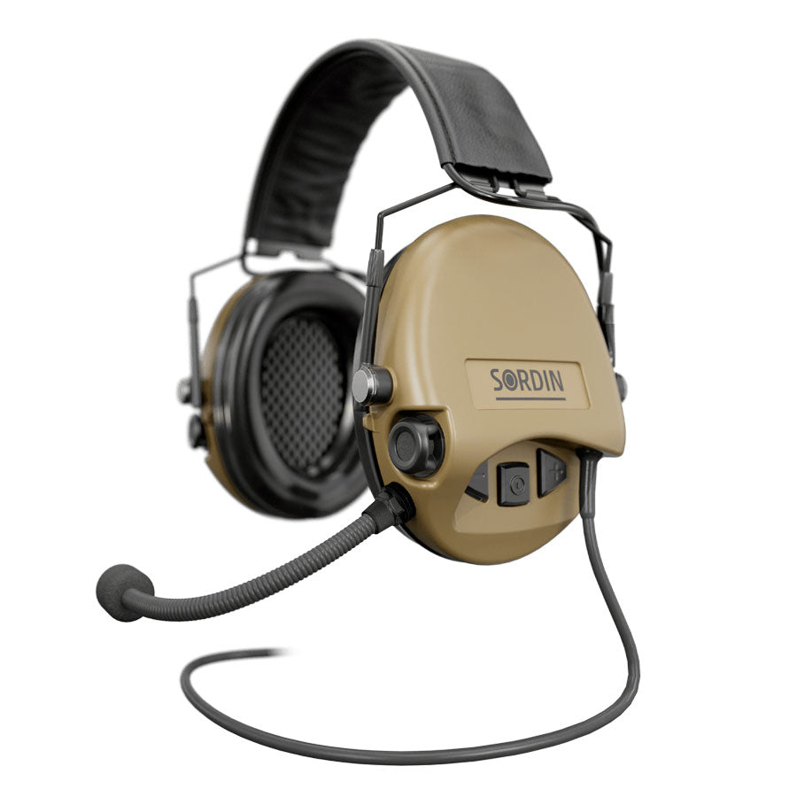 Sordin Supreme MIL CC Slim Electronic Hearing Protection Headband-Tactical Source LLC