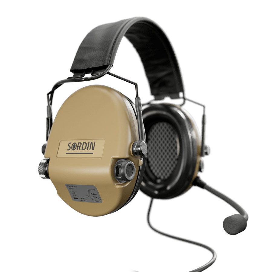 Sordin Supreme MIL CC Slim Electronic Hearing Protection Headband-Tactical Source LLC
