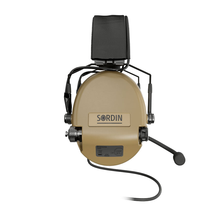 Sordin Supreme MIL CC Slim Electronic Hearing Protection Headband-Tactical Source LLC