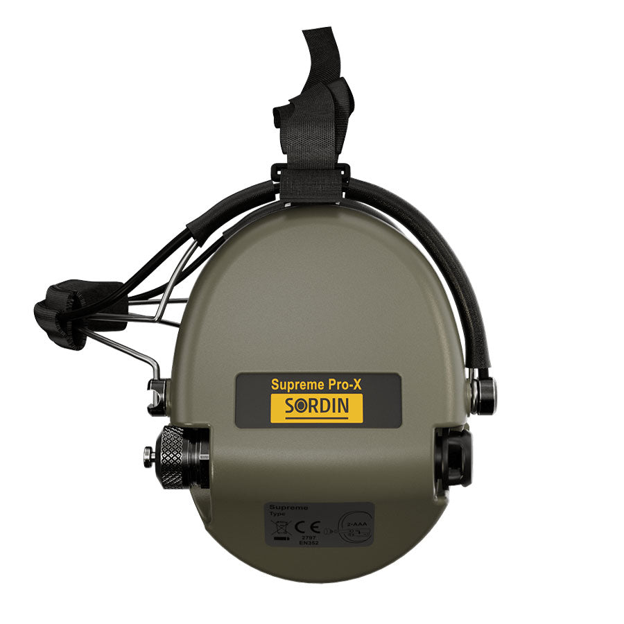 Sordin Supreme Pro X Electronic Hearing Protecton Neckband-Tactical Source LLC
