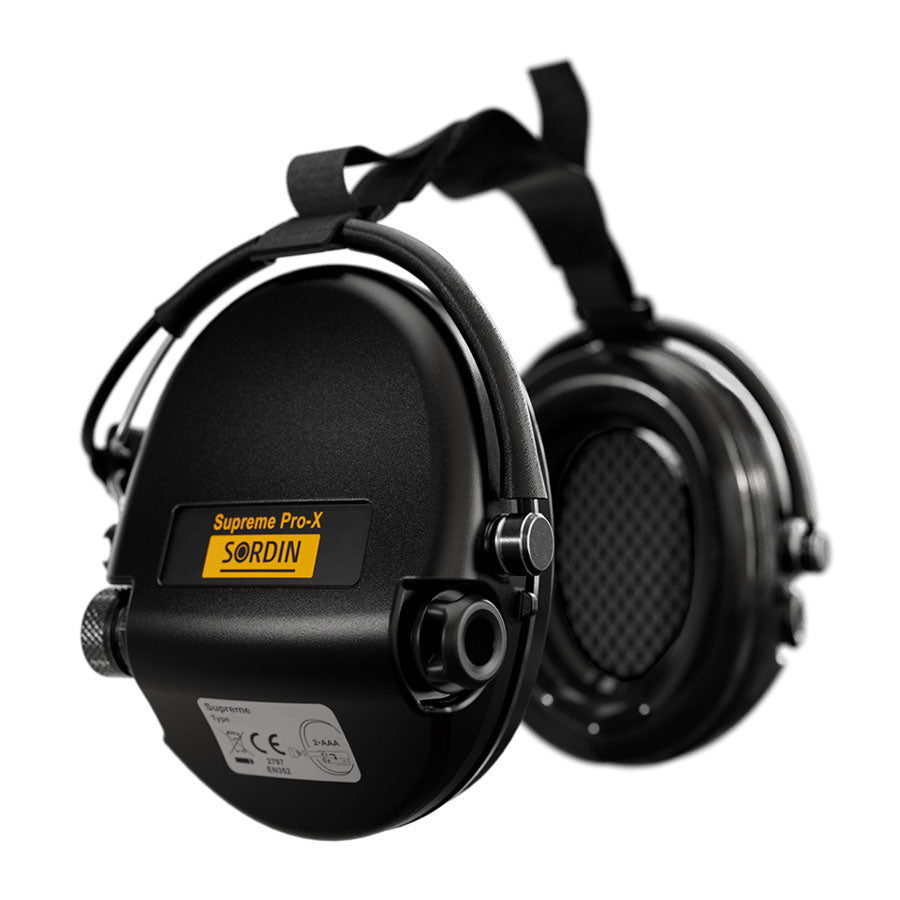 Sordin Supreme Pro X Electronic Hearing Protecton Neckband-Tactical Source LLC