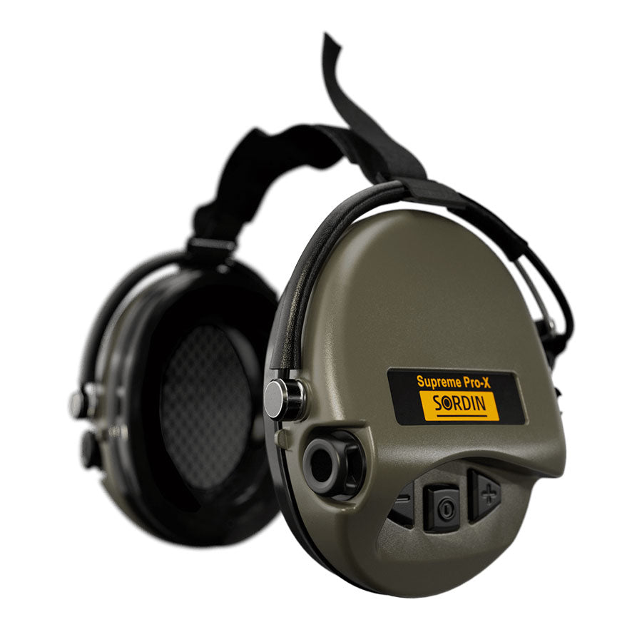 Sordin Supreme Pro X Electronic Hearing Protecton Neckband-Tactical Source LLC