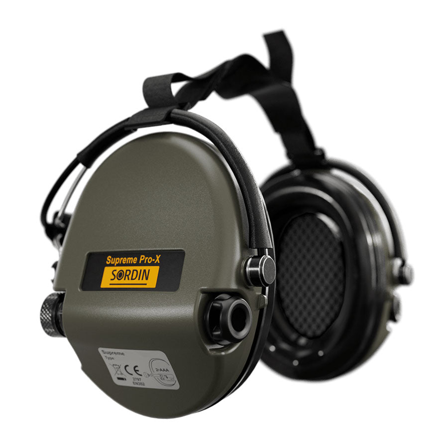 Sordin Supreme Pro X Electronic Hearing Protecton Neckband-Tactical Source LLC