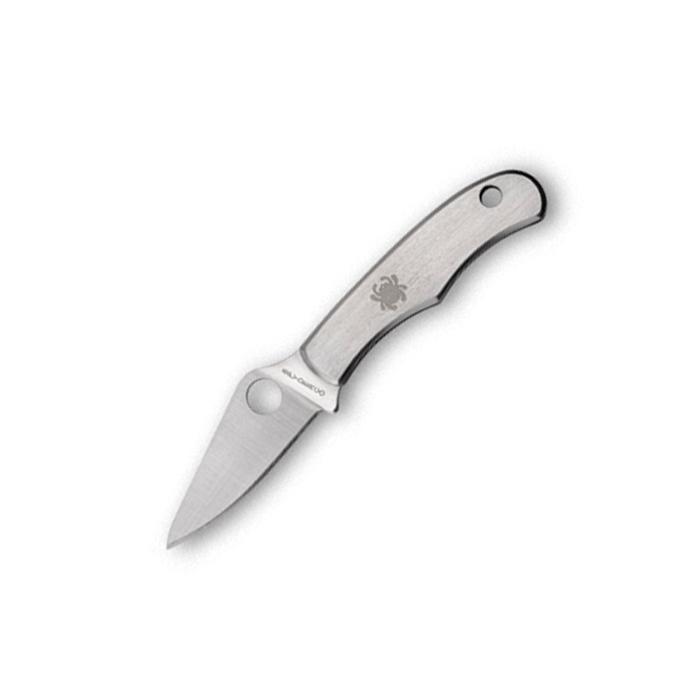Spyderco Bug Stainless SlipJoint Plain Blade Folding Knife-Tactical Source LLC